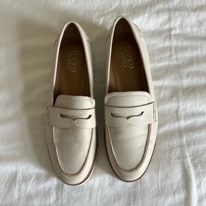 Franco Sarto Cream Loafers